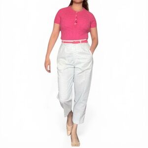 Palmettos Plaid Ankle Pants – Preppy Classic - Small
